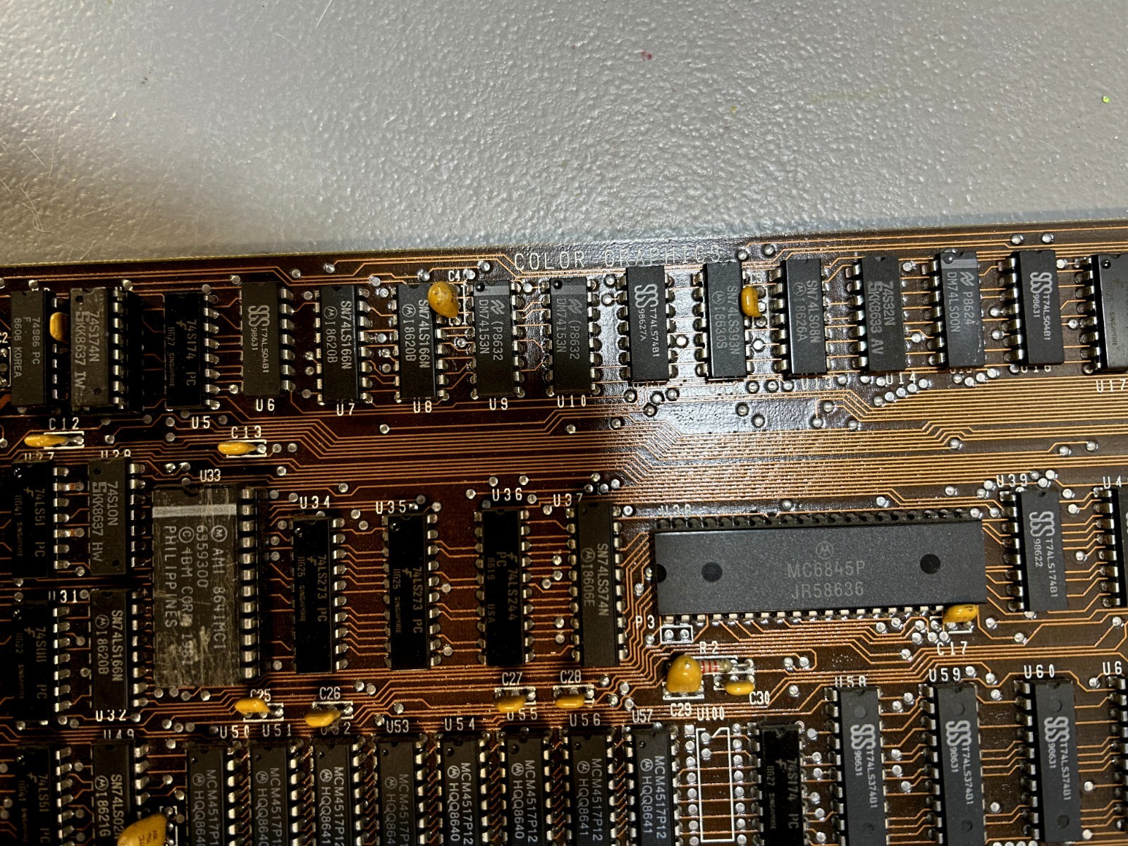 IBM 8-Bit ISA Color Graphics CGA Video Card Bronze – PC XT/AT 5150