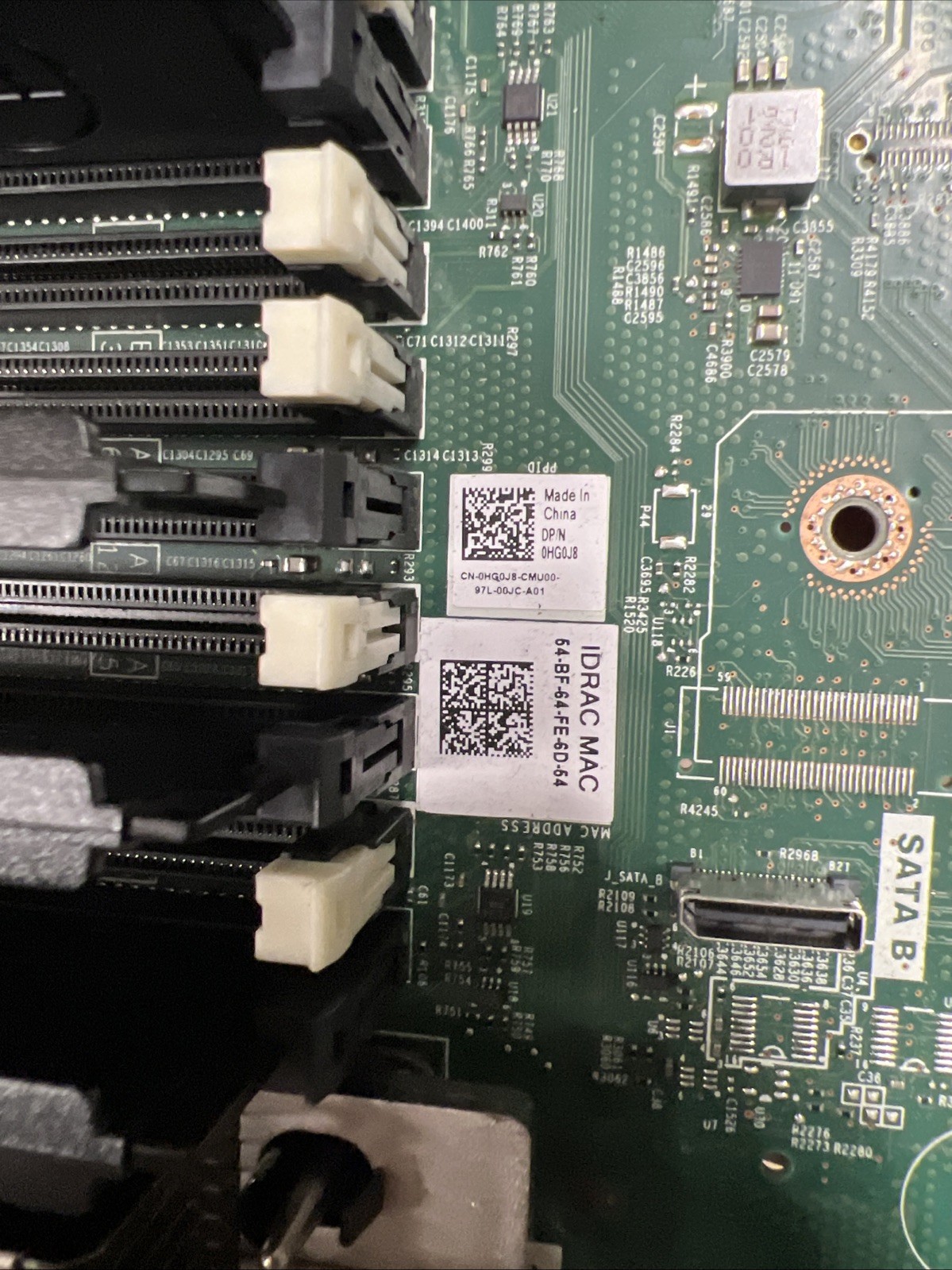 Dell PowerEdge R640 Server DDR4 LGA3647 Motherboard RGP26 HG0J8 08R9M