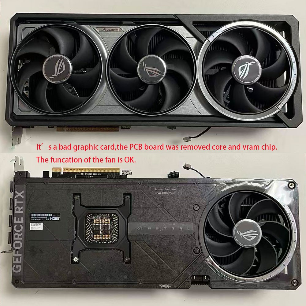 For ASUS RTX5090 ROG ASTRAL Series HeatSink Cooling Fan or a Bad PCB board