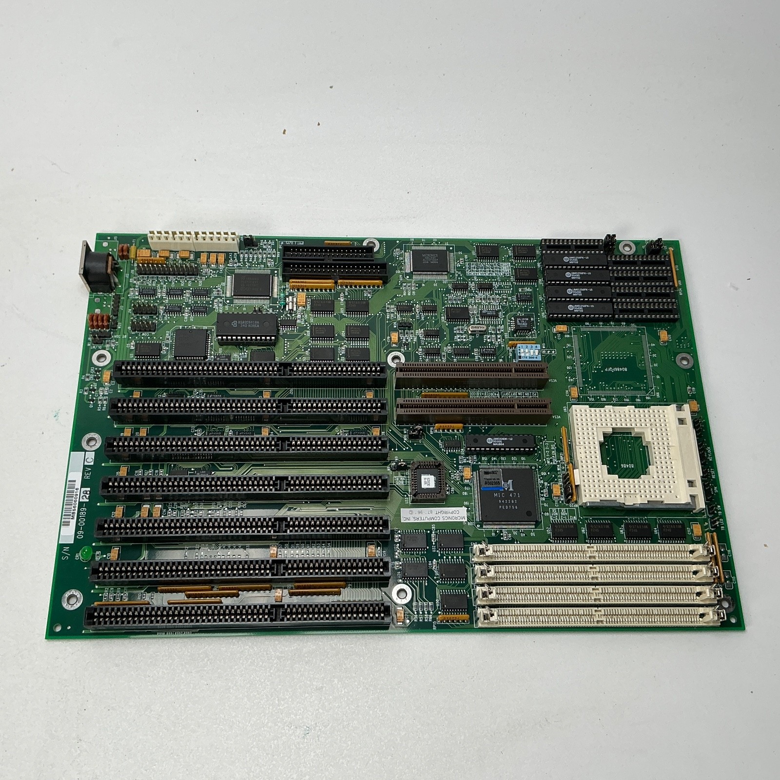 Micronics 09-00189-28 Computer Board for Vintage PC