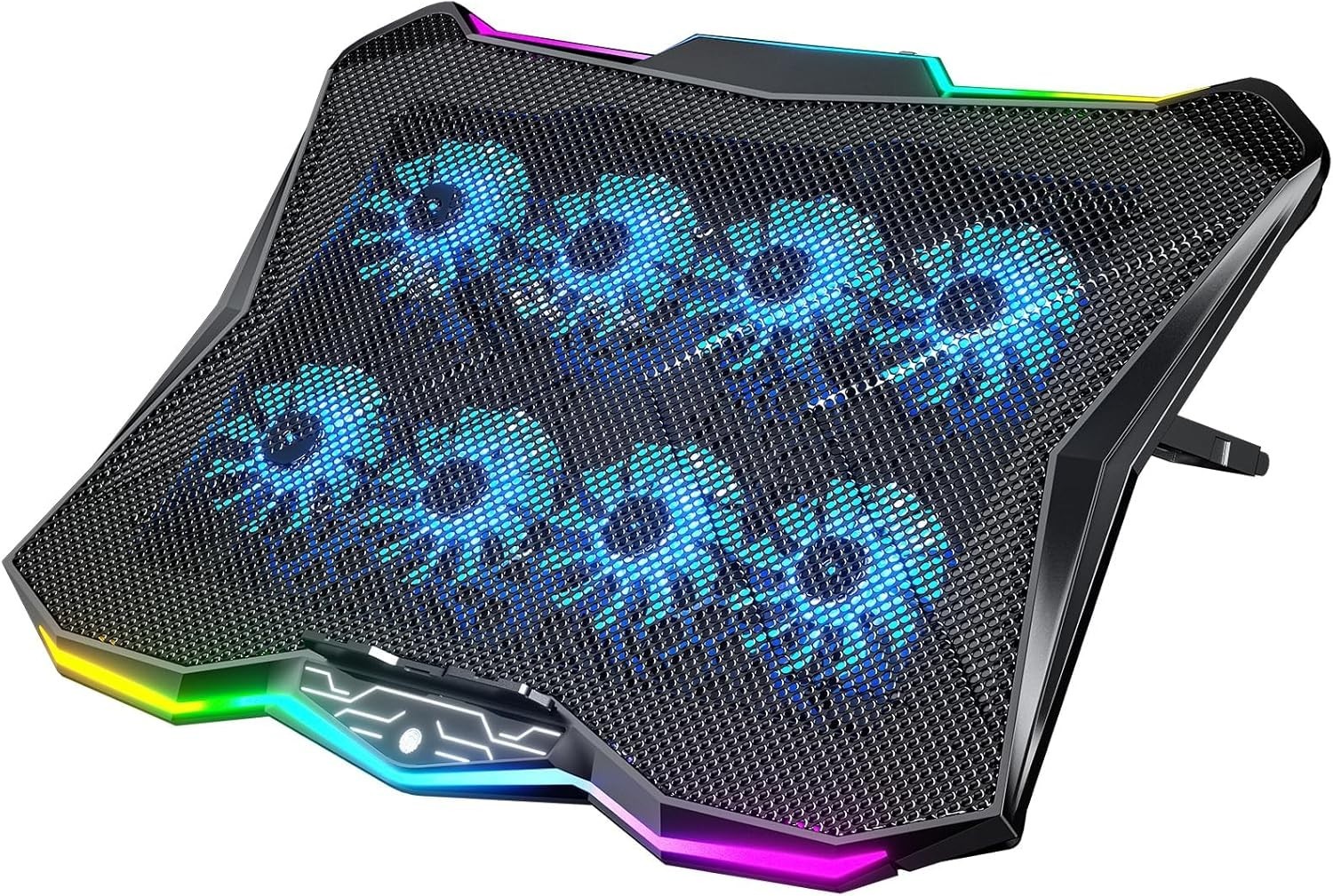 AICHESON DCX-AA3 Laptop Cooling Pad with 8 Cooler Fans for 14-17.3 Inch Laptops
