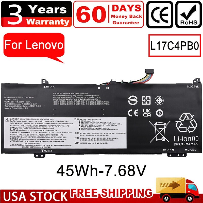 L17C4PB0 Battery For Lenovo IdeaPad 530S-14ARR 530S-14IKB Flex 6-14ARR 6-14IKB