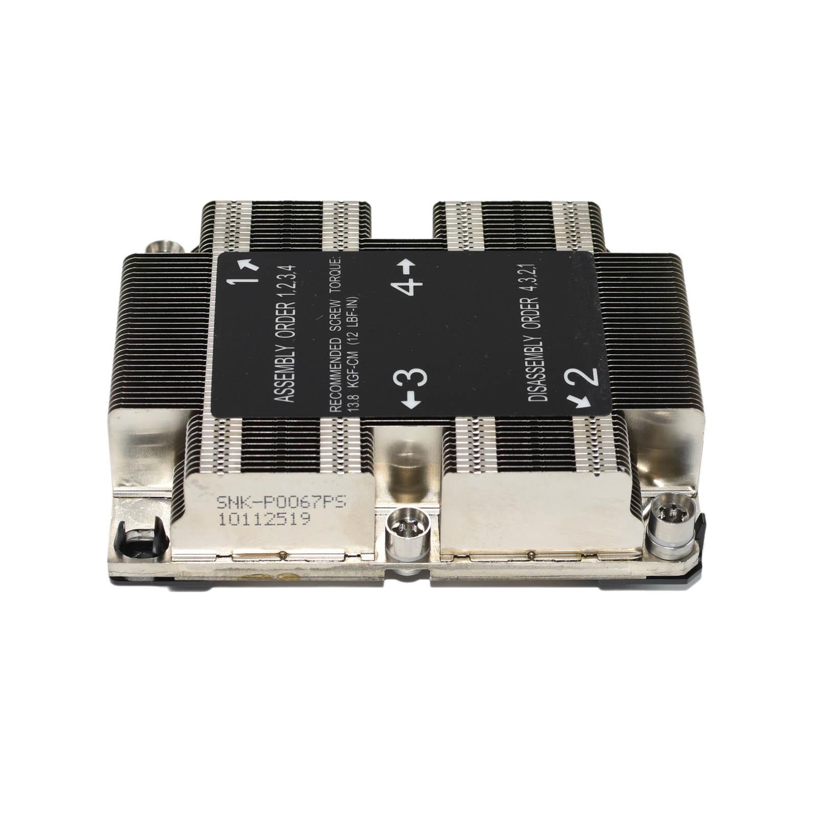 Supermicro SNK-P0067PS LGA3647-0 1U X11 Scalable Passive CPU Heatsink Narrow ILM