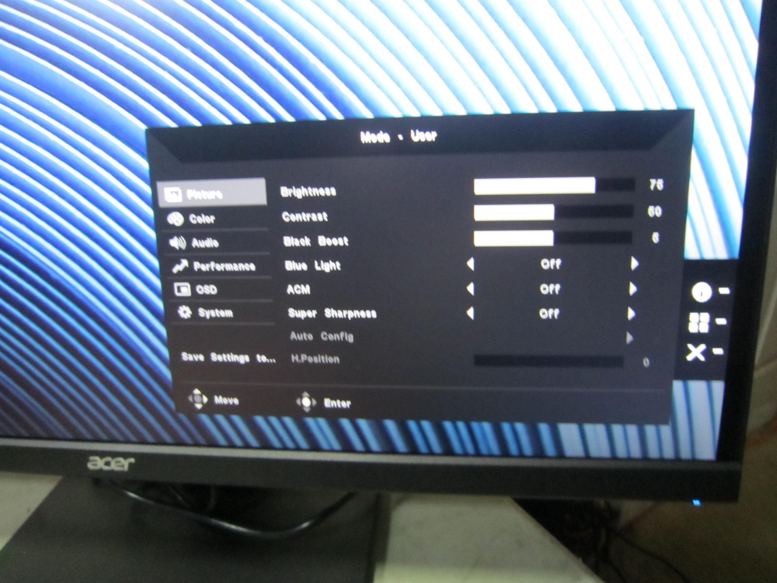 Beautiful Acer Vero V7 V277 27” LED FHD IPS Monitor 75 Hz HDMI VGA FREESHIP