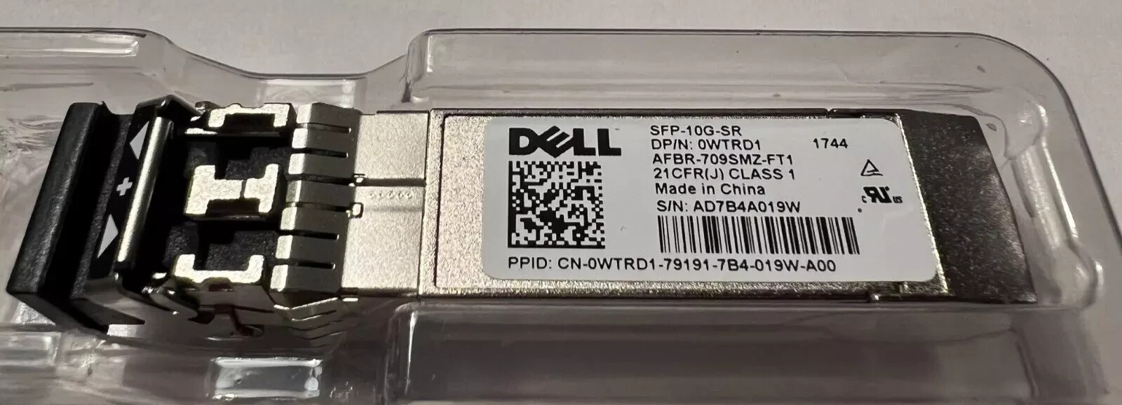 New Dell 407-BBOU 331-5311 RK0CX 10GE, 850nm MMF 300m SFP+SR