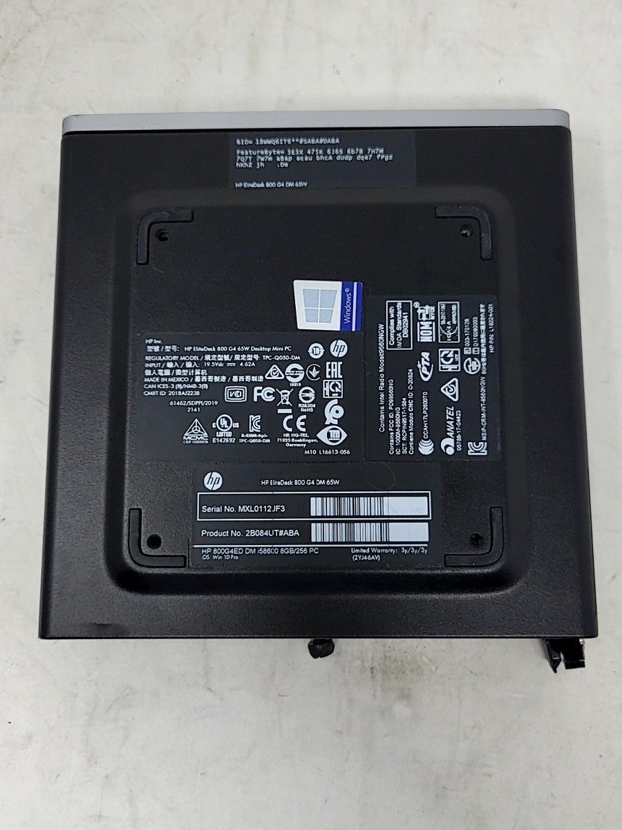 HP ELITEDESK 800 G4 DM 65W 2B084UT-ABA Mini Desktop Barebones SEE NOTES