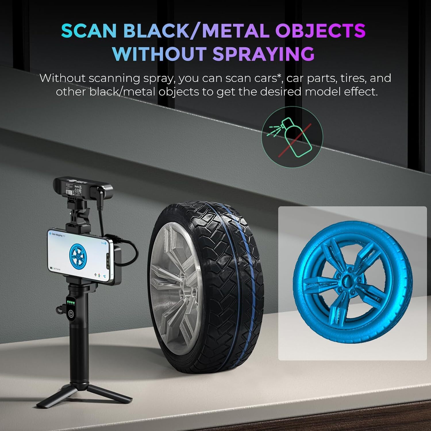 Creality CR-Scan Ferret Pro 3D Scanner Fast Scan Portable for iOS Mac Windows