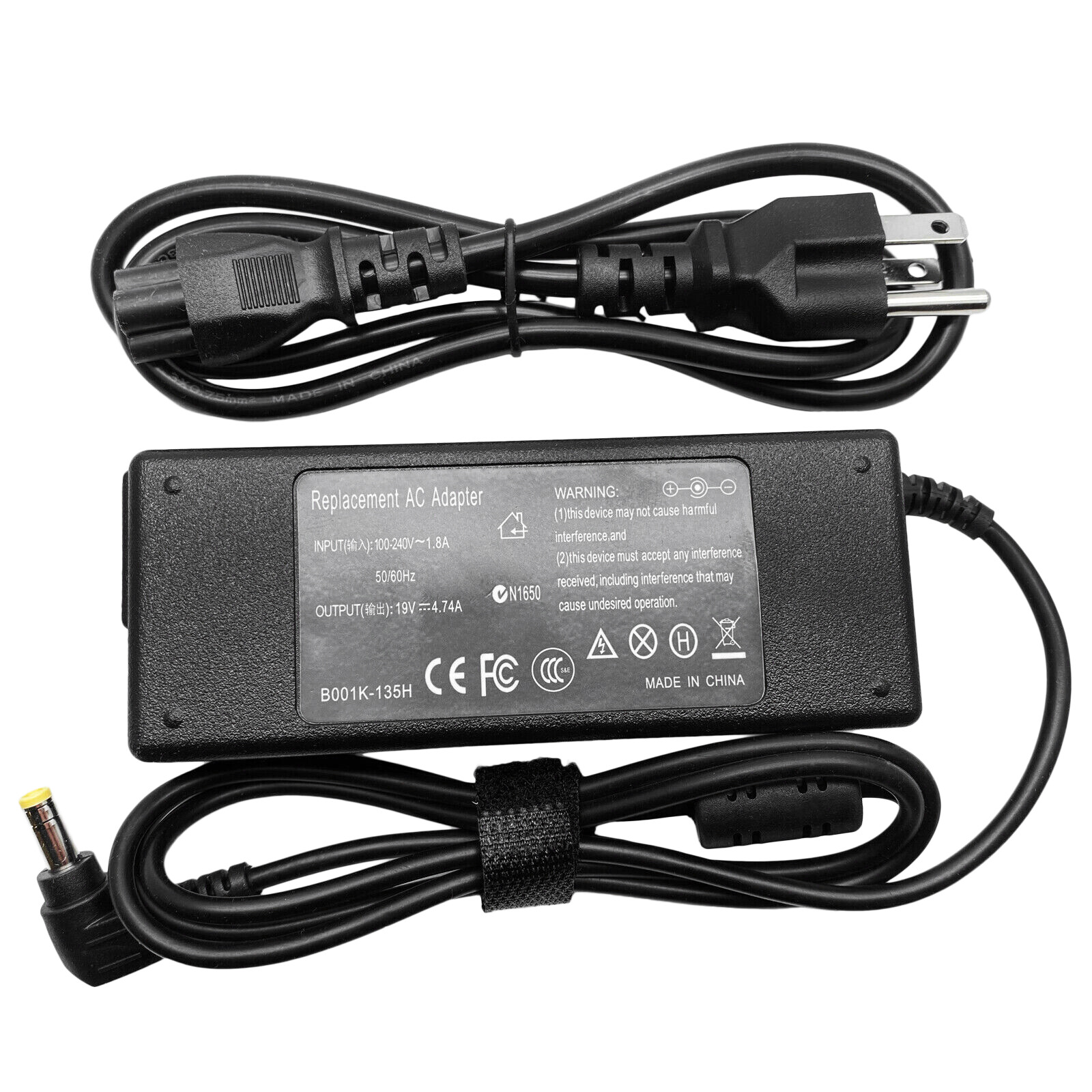 Charger AC Adapter For MSI Modern 15 A10M A10RB A10RAS MS-1551 90W Power Cord