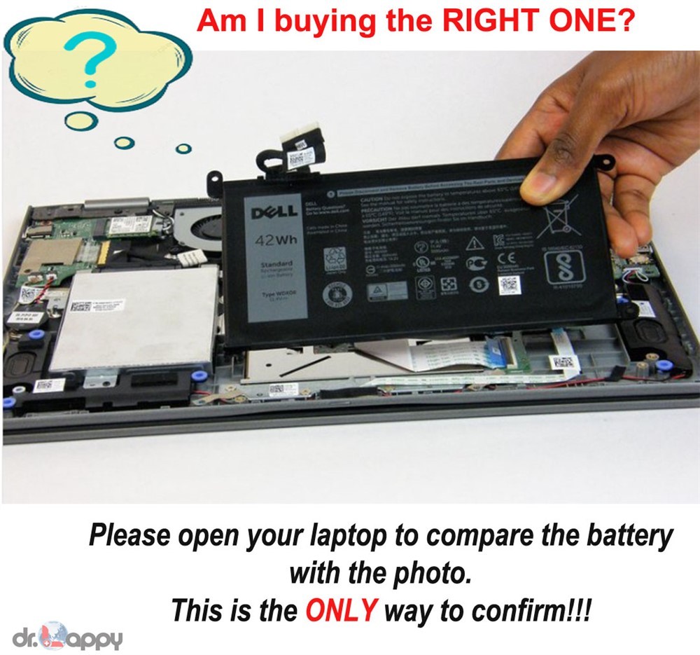 64Wh 15.2V Battery for Dell 14 Plus 2-in-1 Laptop DB04250 2025 P198G P198G001