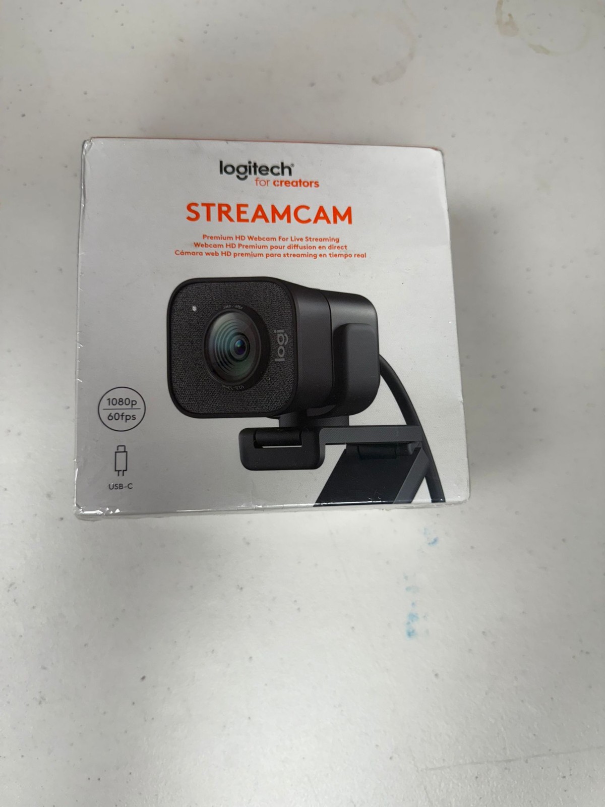 Logitech Streamcam Webcam Logi Stream Cam – Graphite – 1080p – USB C