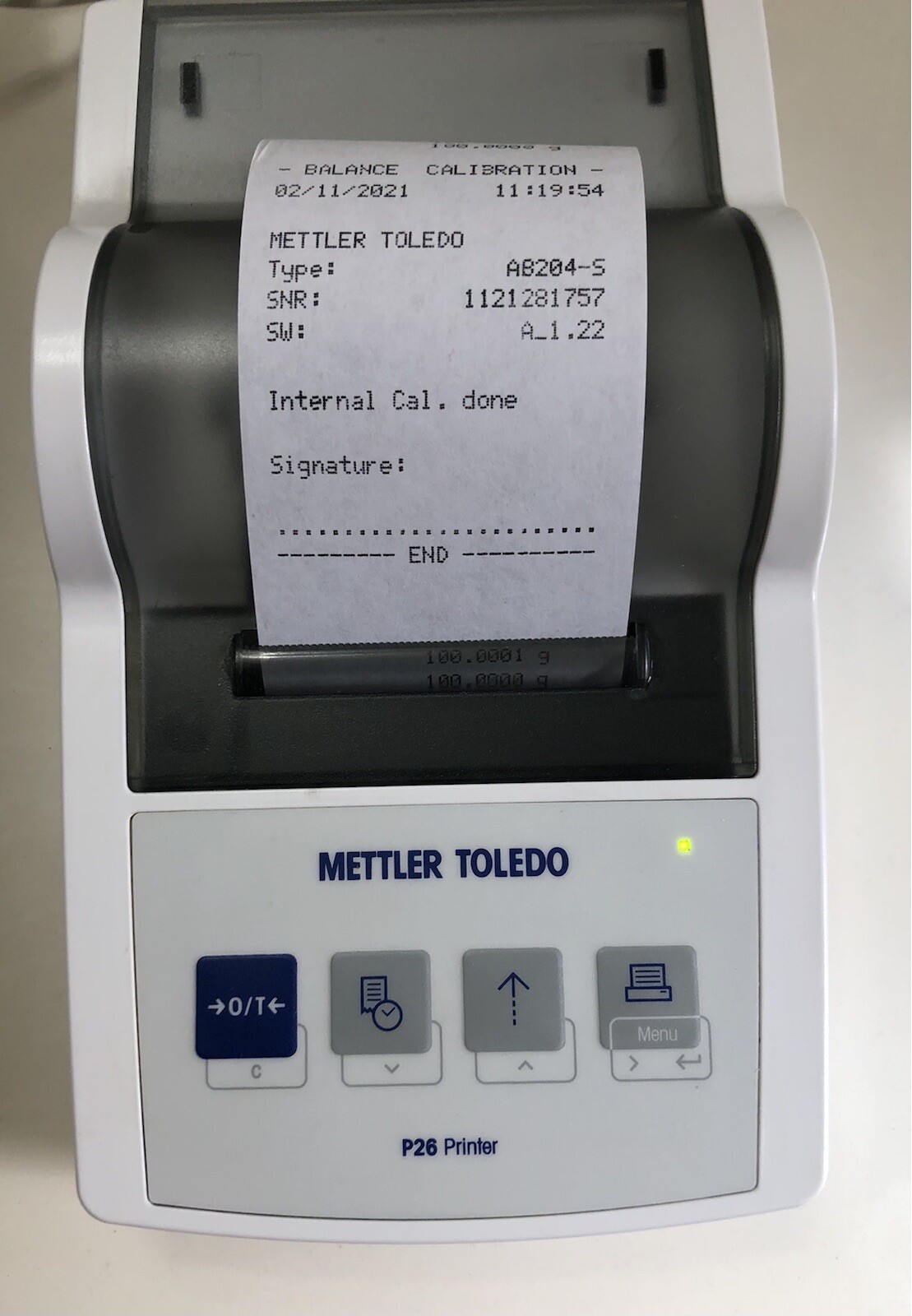Mettler Toledo RS-P42 Balance Printer RS232 New Cosmetic Easy Connection