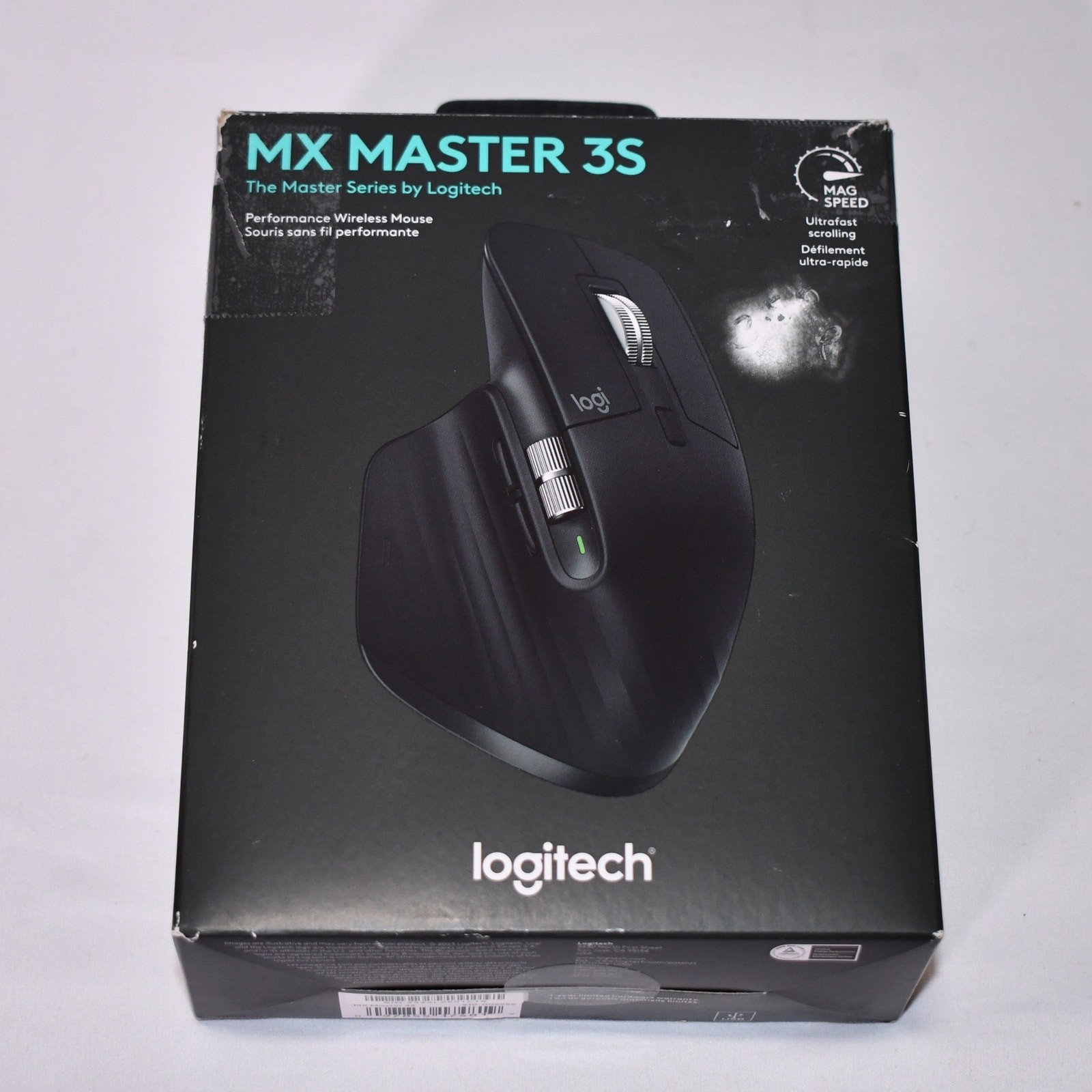 Logitech MX Master 3S Wireless Laser Mouse (USB-A, Black) with Dongle 0925!!!