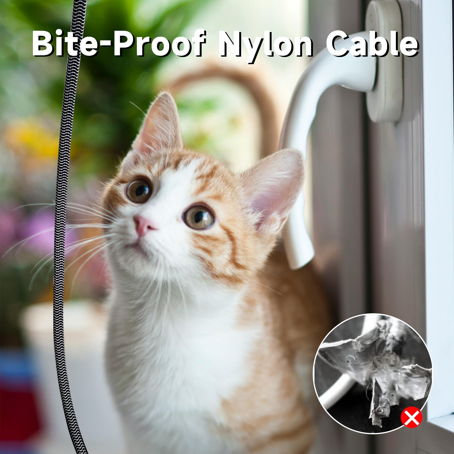 Braided 6FT-50FT Heavy Duty Cat8 Ethernet Cable 40Gbps/2000Mhz RJ45 Network Cord