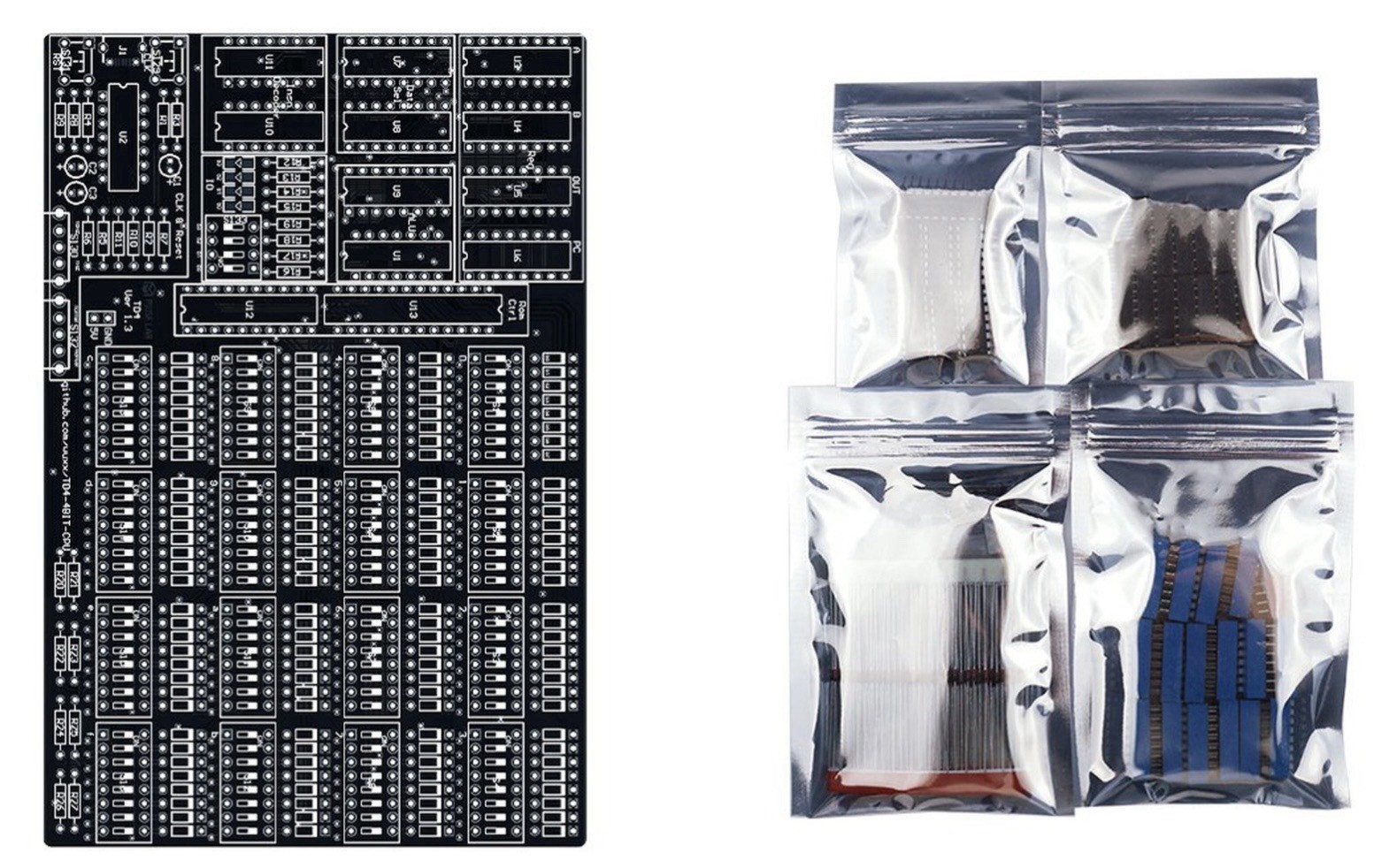 Build Your Own Retro 4-Bit Open Source Computer (TD 4) – All Parts Included