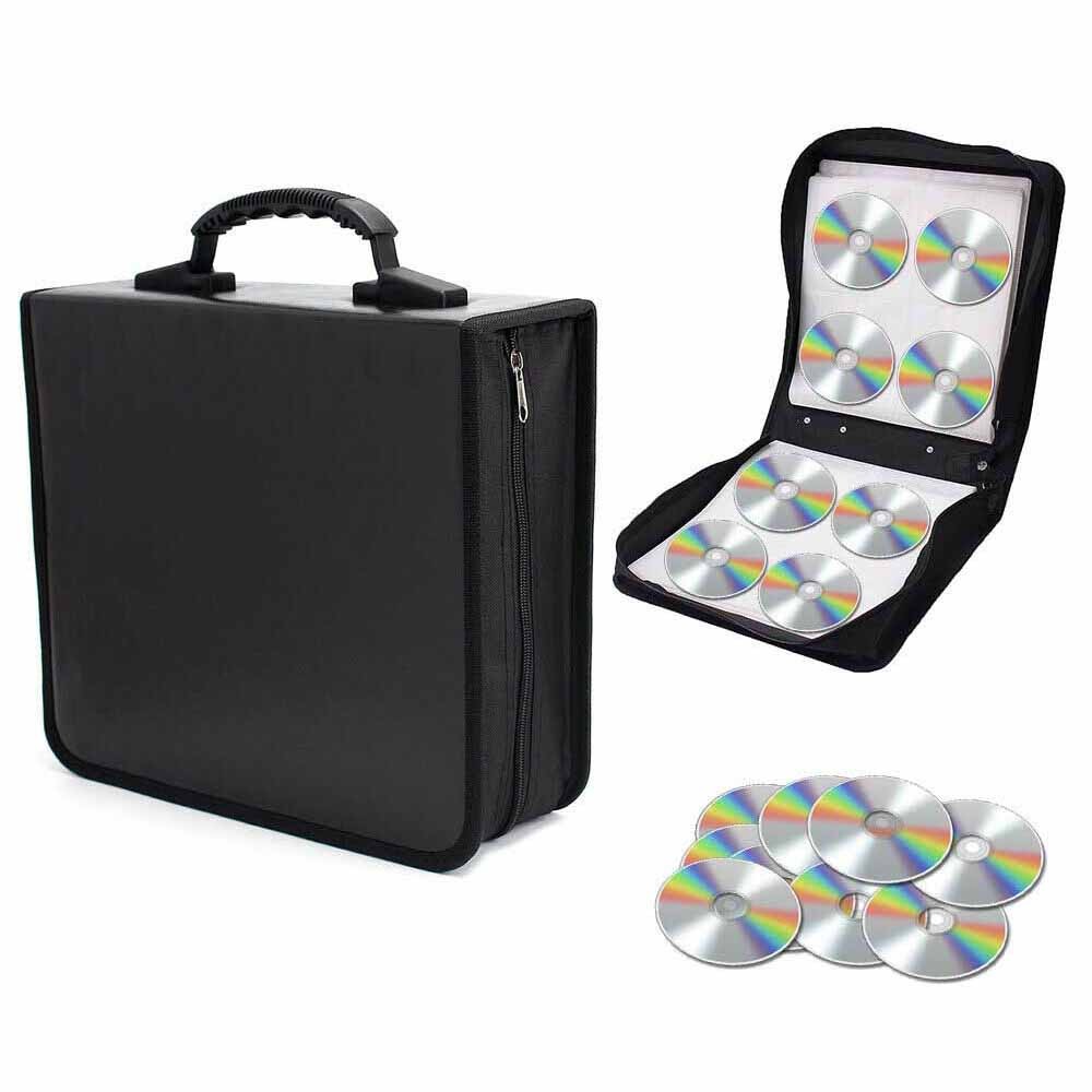128/240/400/520 Disc CD/DVD Wallet Binder Book Sleeves Storage Bag Carrying Case