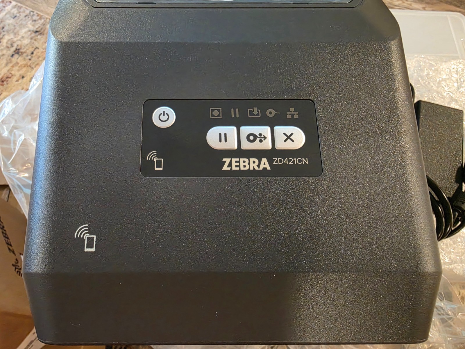Zebra ZD421T Barcode Thermal USB Label Printer ZD4AC43-309M00EZ New Open Box