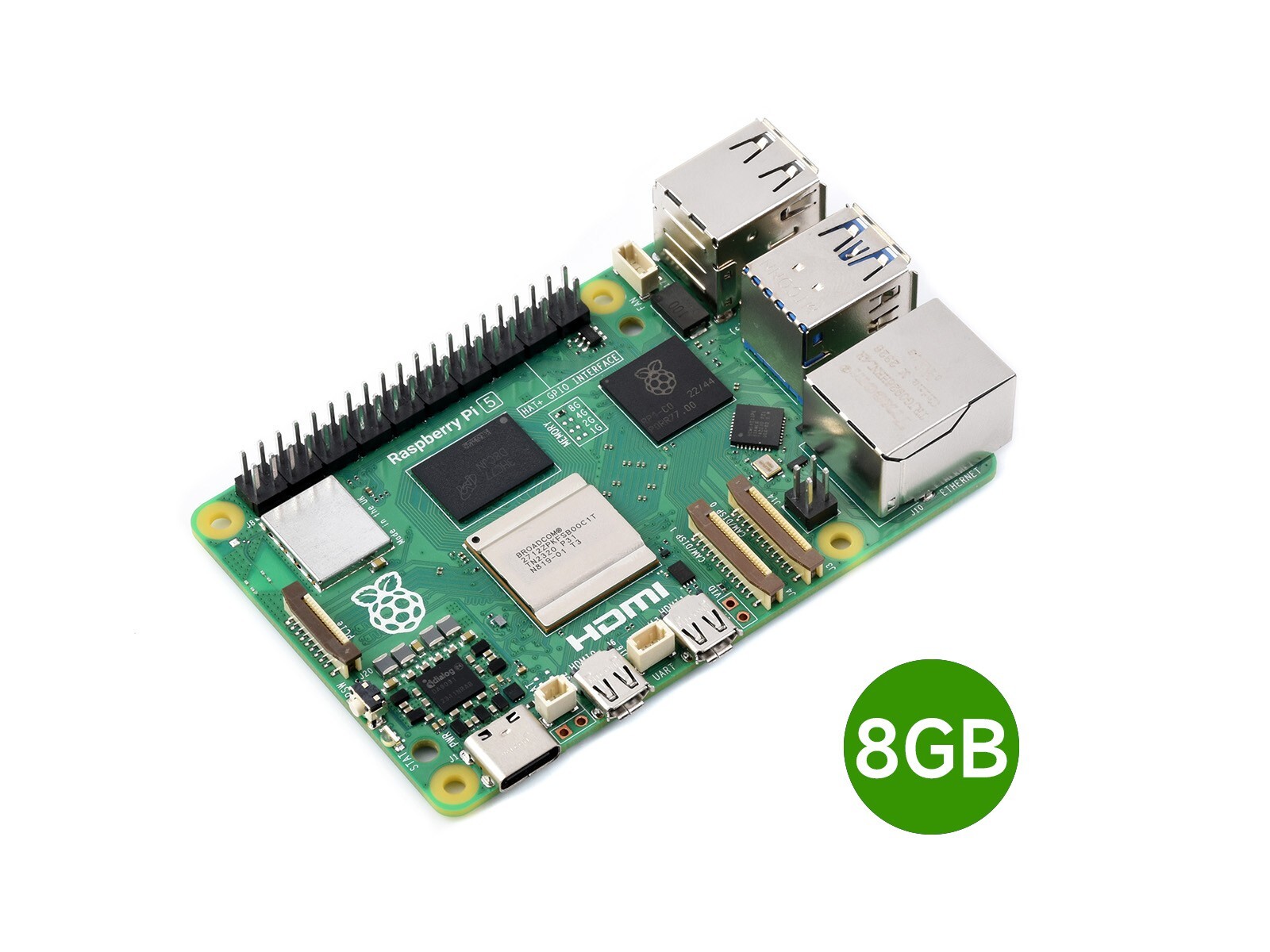 Raspberry Pi 5 2GB/4GB/8GB Waveshare Accessory Heat Sink, Pi 5 case, Camera Kit