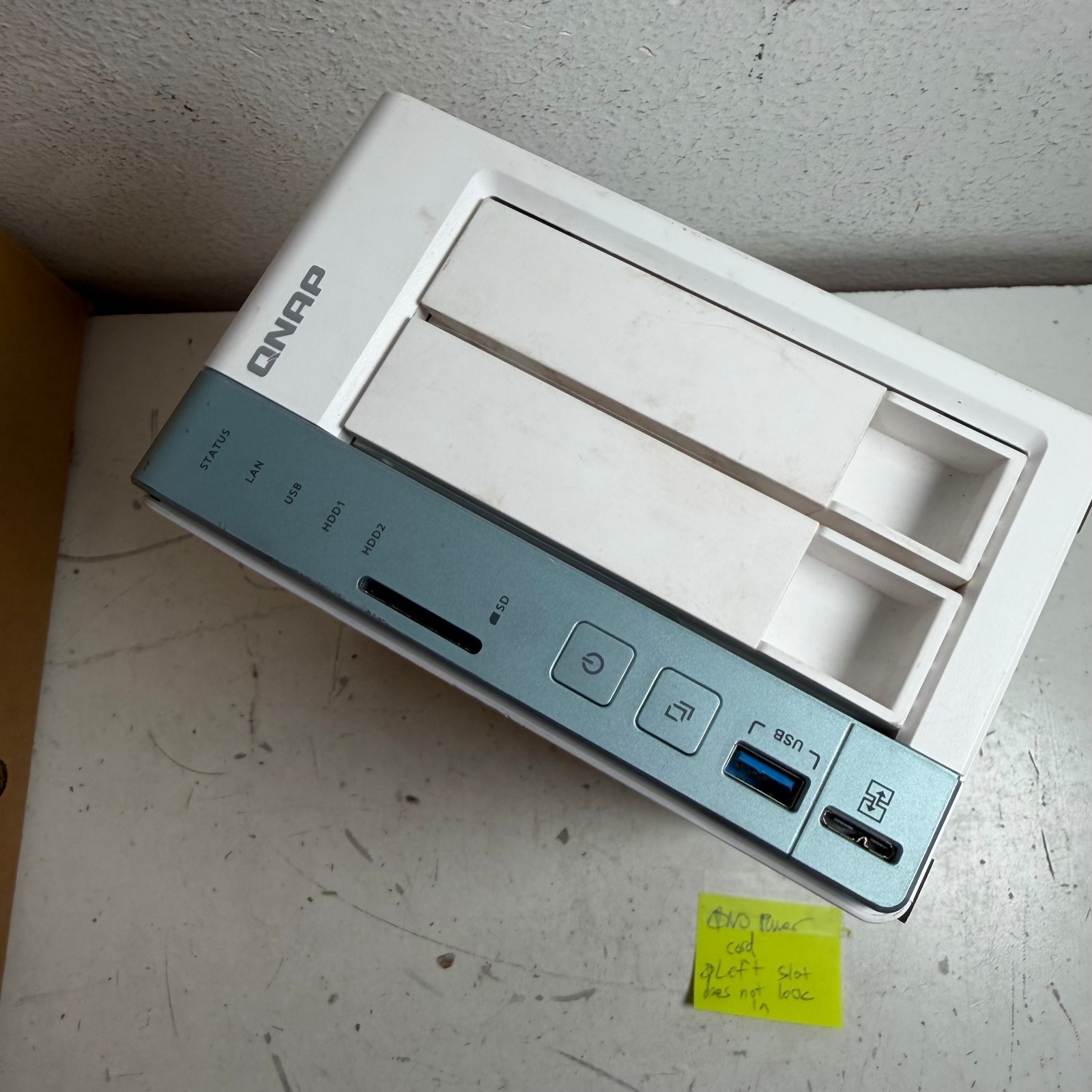 QNAP TS-251A White 2-Bay Dual-Core Network Attached Storage (NAS) Enclosure