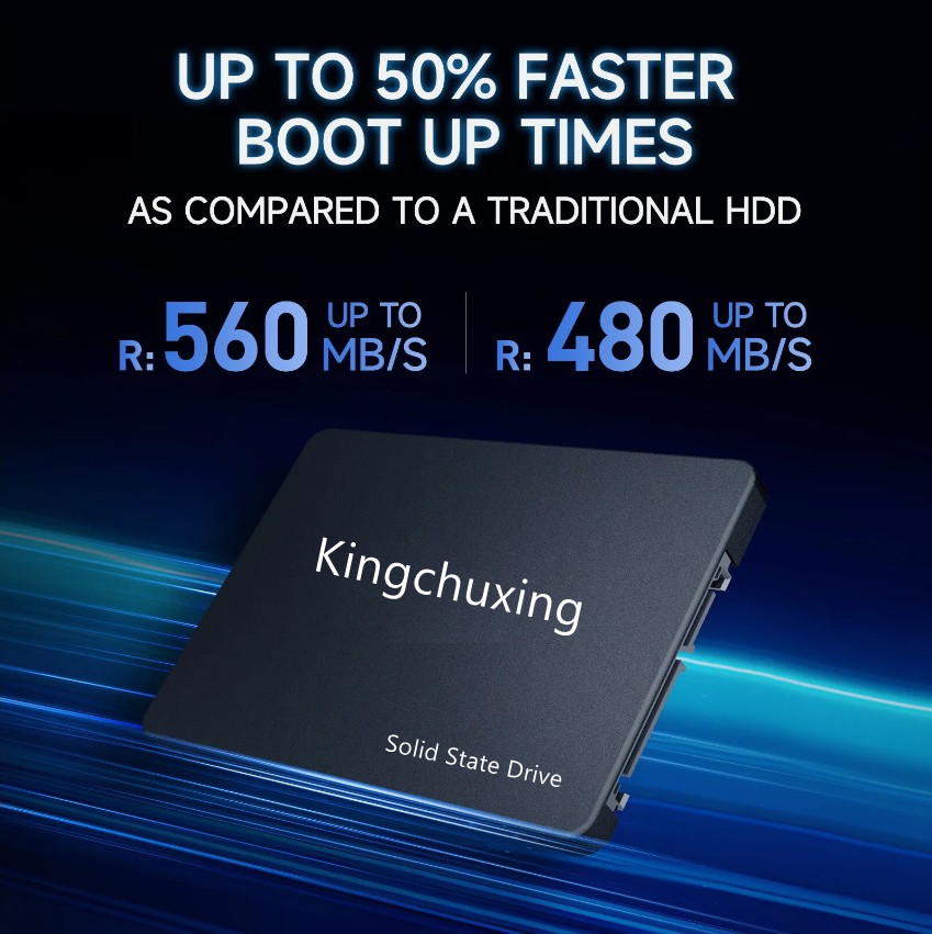 Kingchuxing 128GB SATA III SSD 2.5” 6Gb/s Internal Solid State Drive 530MB/s PC