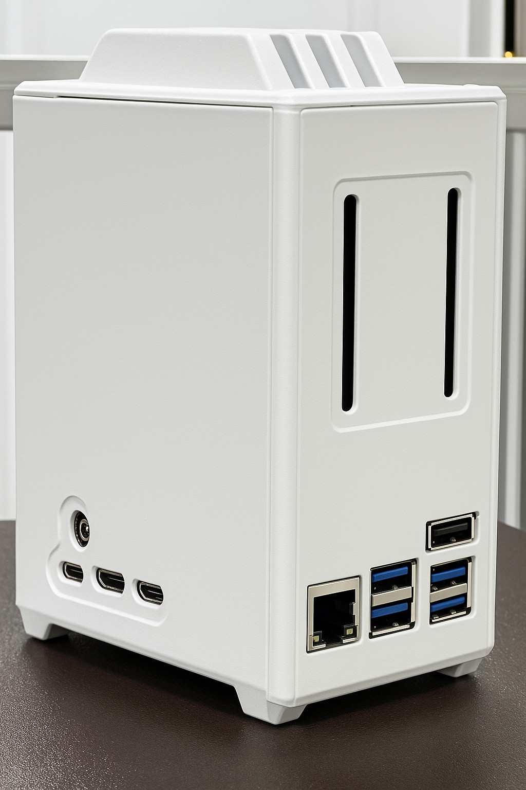 Raspberry pie 5 NAS enclosure case.
