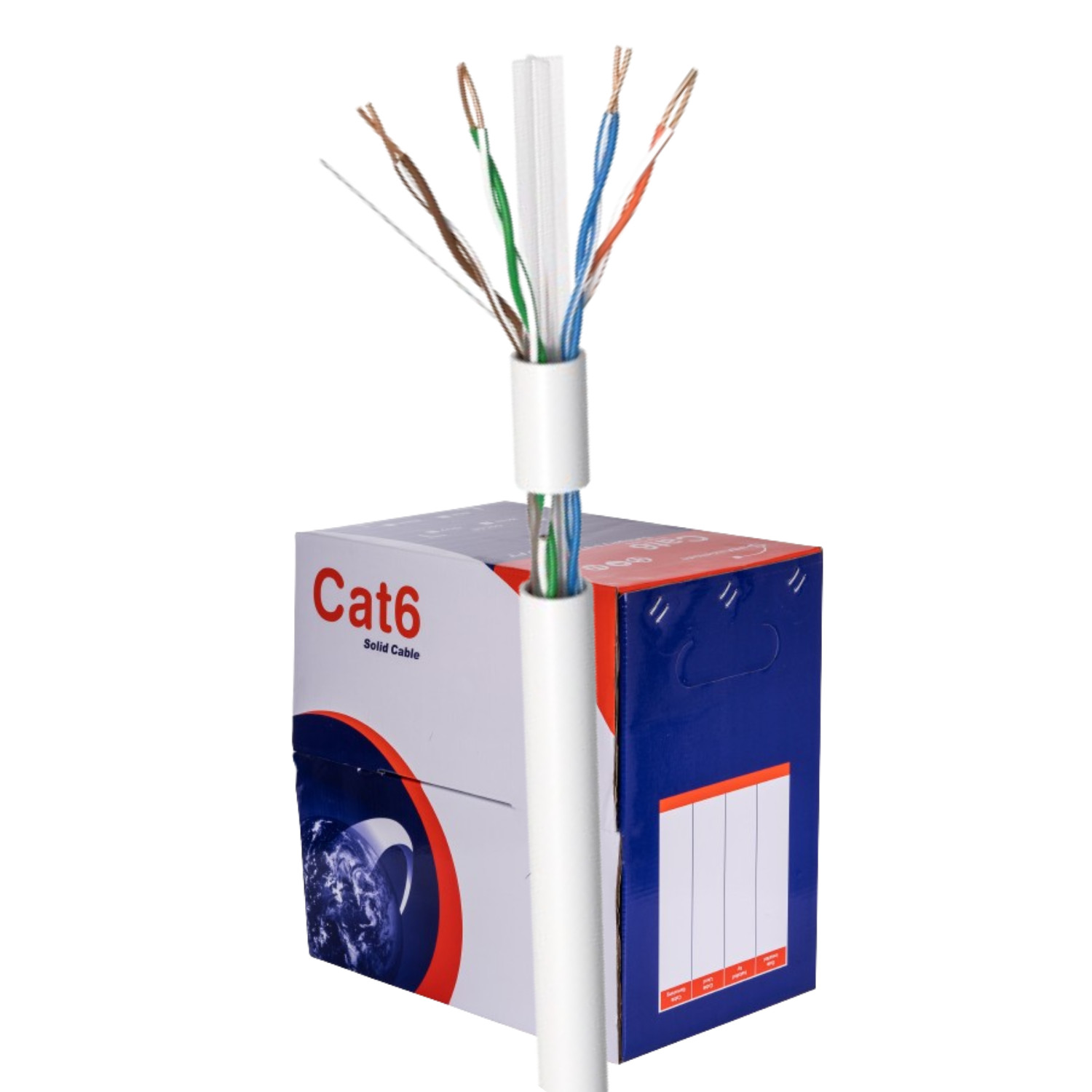 CAT5E CAT6 Cable 500FT 1000FT UTP Solid Network Ethernet CAT5 Bulk Wire RJ45 Lan