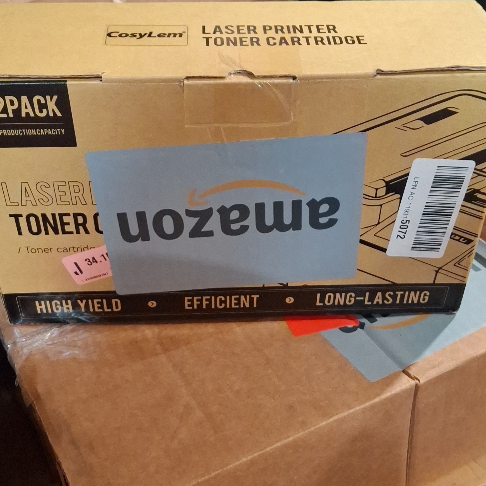 CosyLem 141A W1410A Black Compatible Laser Toner Cartridge 2-Pack for HP