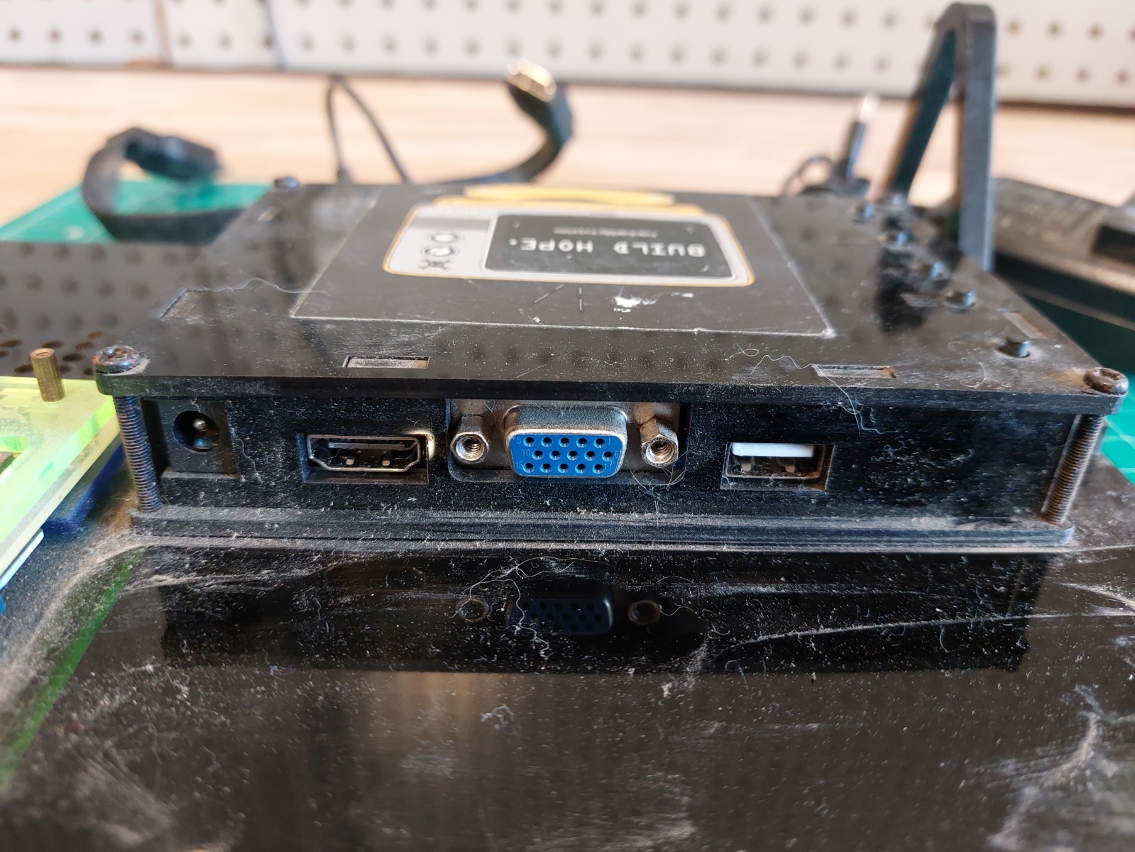 Raspberry Pi 3 Model B on a Hackaday Screen Somewhat Tested Needs Work