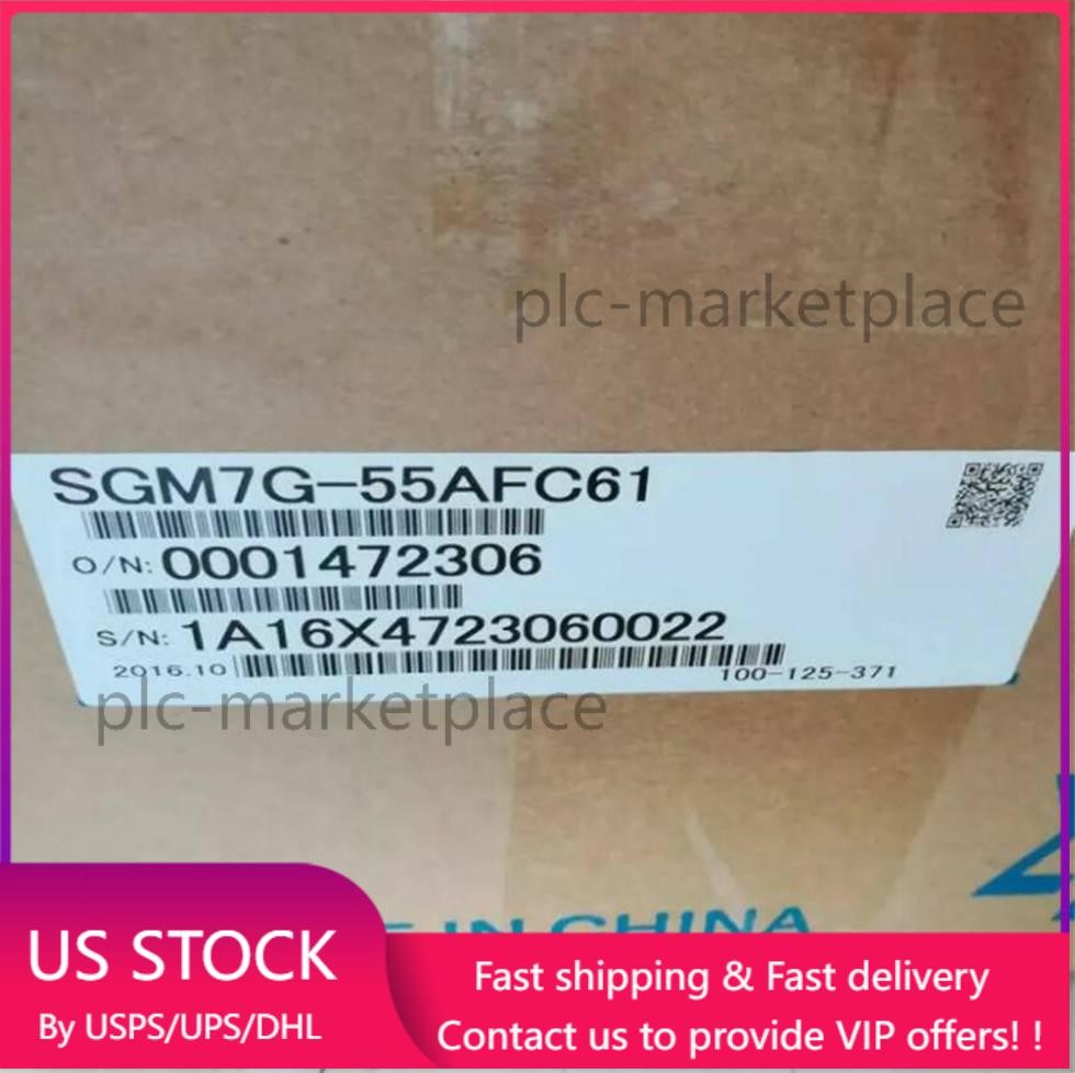 Yaskawa SGM7G-55AFC61 Servo Motor 1PC New Expedited Shipping SGM7G55AFC61