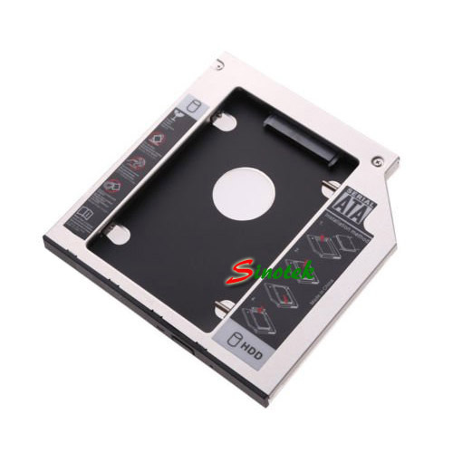 SATA to SATA 2nd HDD SSD Hard Drive 9.5mm Universal Caddy CD/DVD-ROM Optical Bay