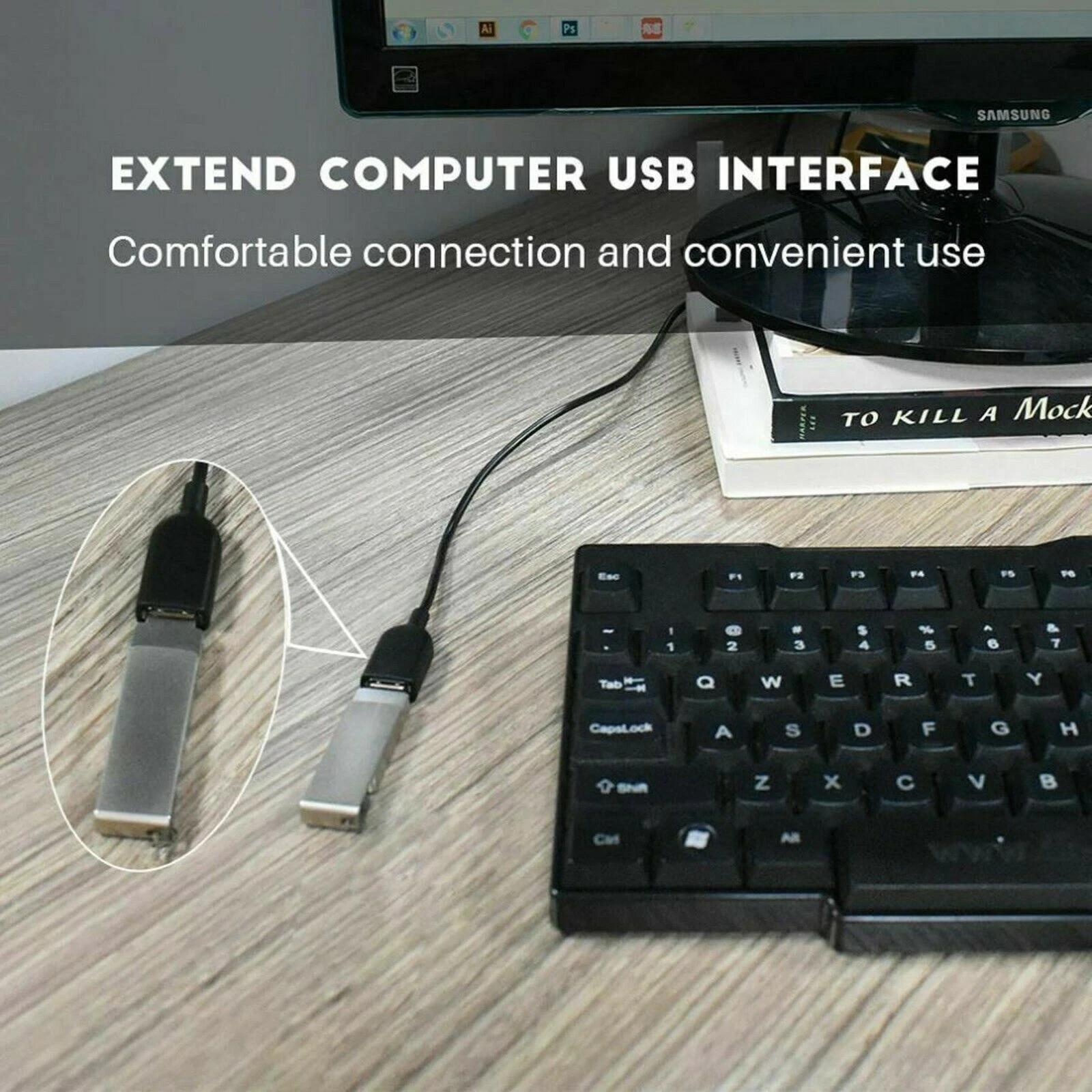USB 2.0 3.0 Extension Extender Cable Cord USB A Male to Female 1-16FT HIGH SPEED