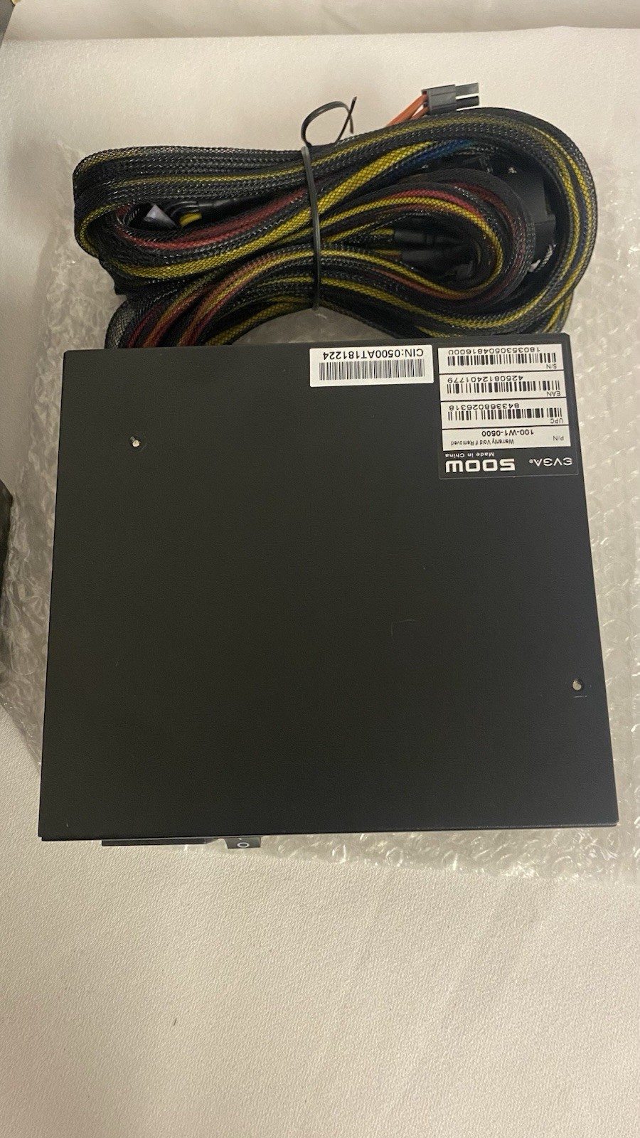 EVGA 500 W1 80Plus 500W Power Supply – 100-W1-0500-KR Brand New Fast Shipping