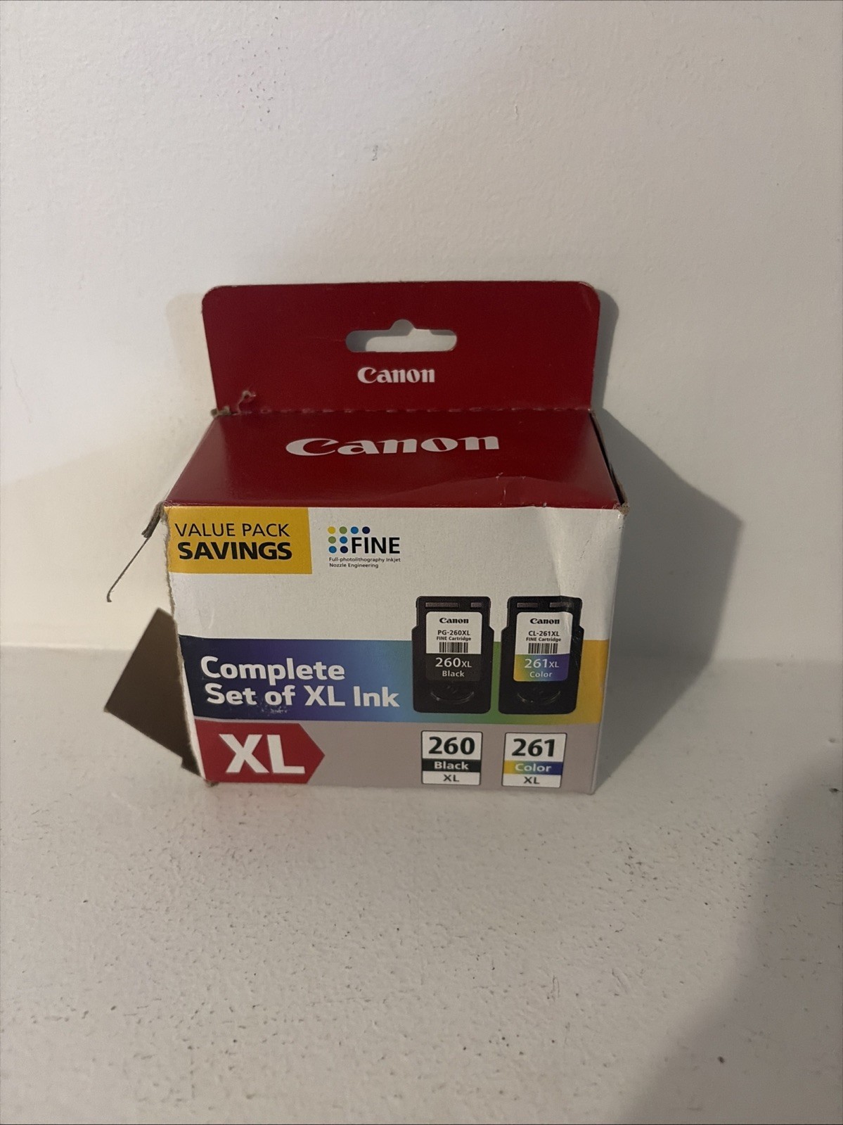 Canon PG-260 XL / CL-261 XL Ink Cartridges – Black/Color (Cyan, Magenta, Yellow)