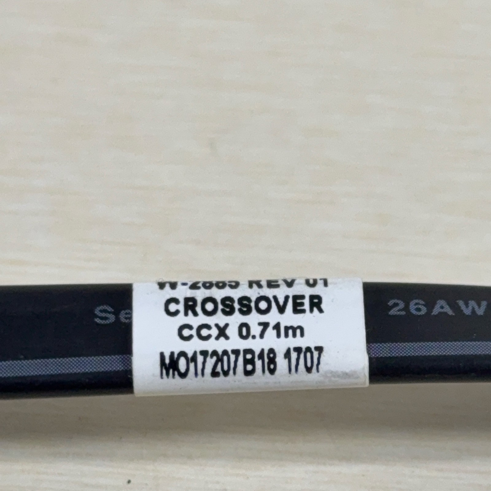 Daktronics W-2885 Crossover CCX Cable Sata 28″ 0.71m MO17207B18