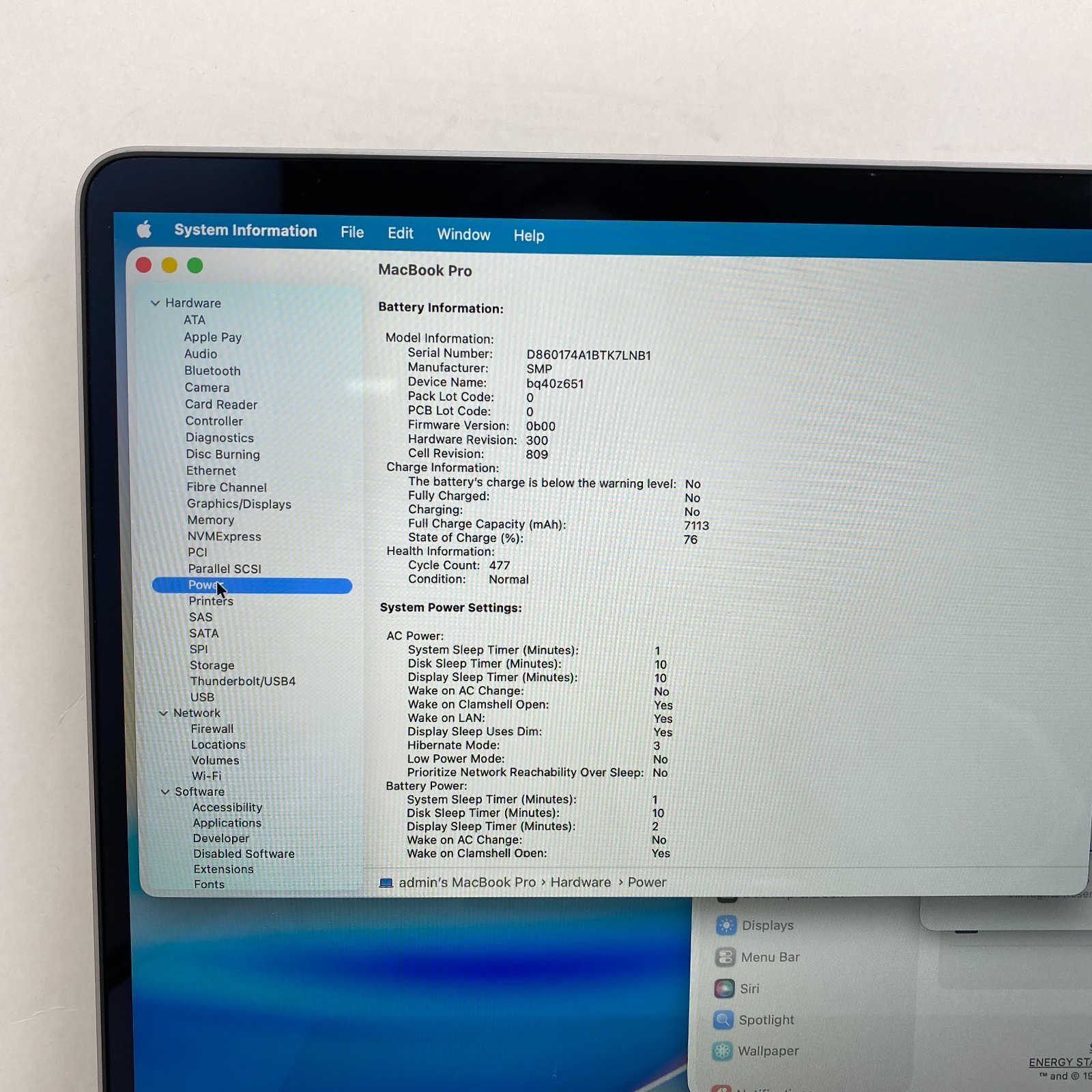 Apple MacBook Pro 16″ Intel Core i7 16GB RAM 1TB SSD – Gray A2141 – Fair Cond.