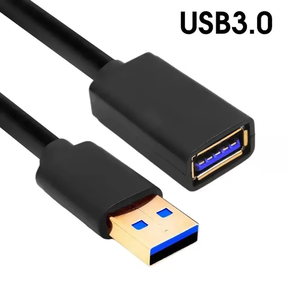 USB 3.0 Extension Cable – High Speed Male to Female Data Cord for PC TV SSD