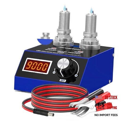 Spark Plug Tester Automotive Engine Ignition Coil Tester Dual Holes 500