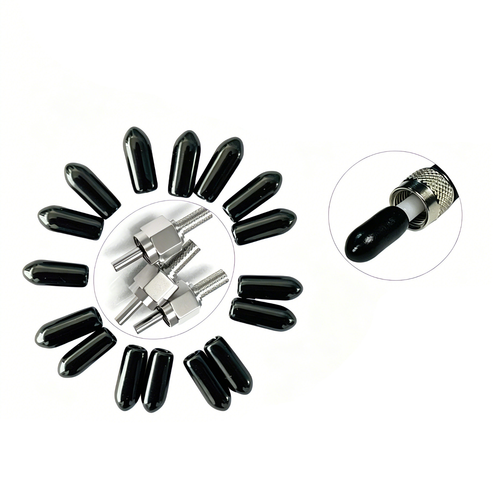 50/100/200pcs SMA905 906 Dust Cap Fiber Optic SMA 16.53*6.36 Protective Cover