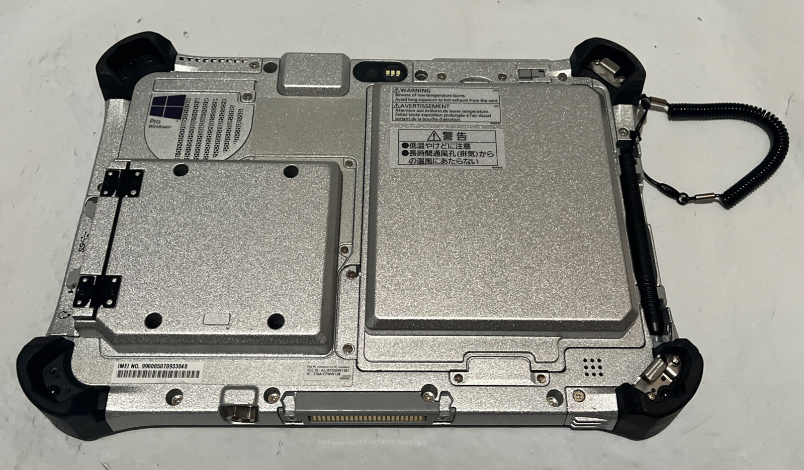 PANASONIC TOUGHPAD FZ-G1 i5-6300U@2.4GHz, 8GB RAM, 256 GB M2, Win 10 Pro