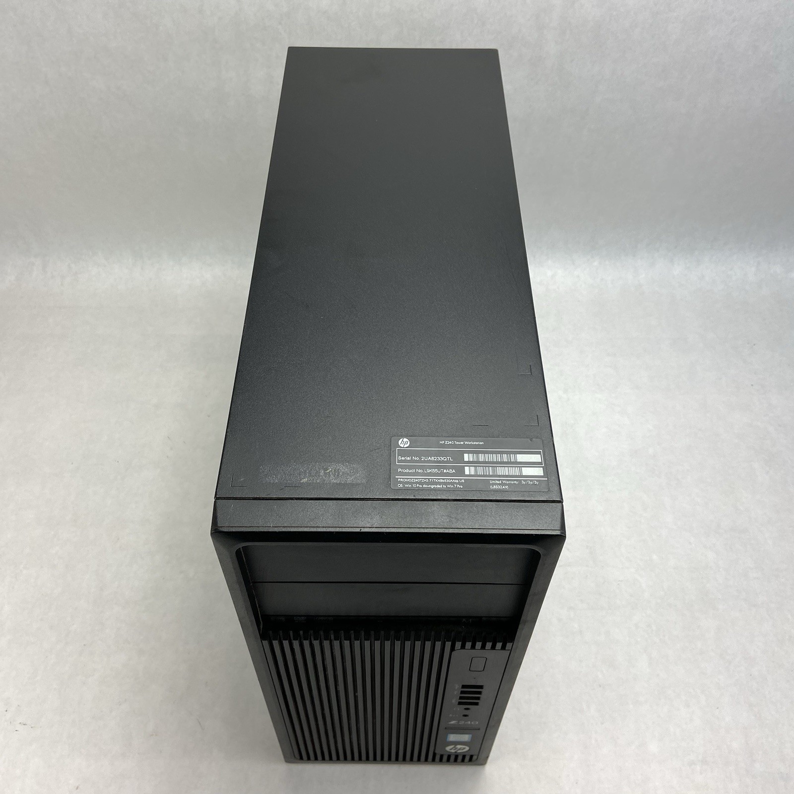 HP Z240 WorkStation MT Intel Core i3-6100 3.7GHz 8GB RAM No HDD No OS