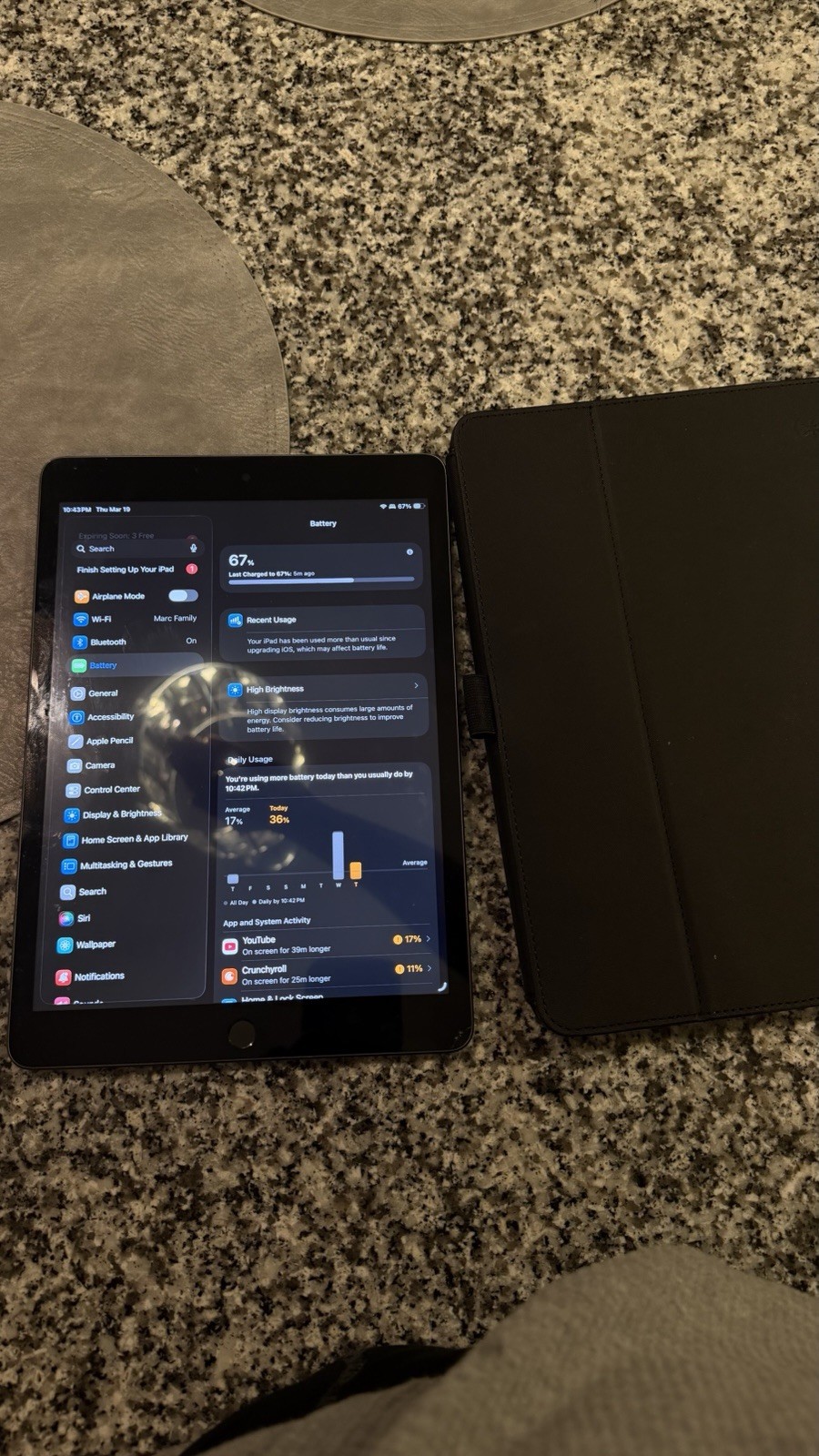 Apple iPad (9th Generation) 64GB Wi-Fi Tablet MK2K3LL/A Space Gray