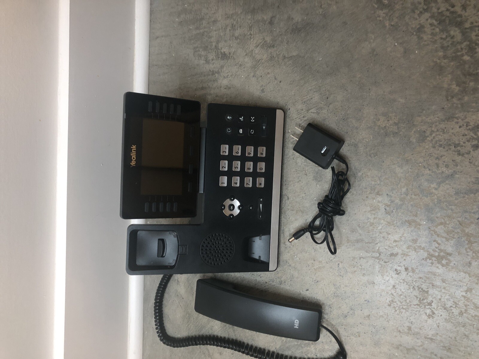Yealink T54W IP Phone w/ built-in Bluetooth and Wi-Fi With Power Supply