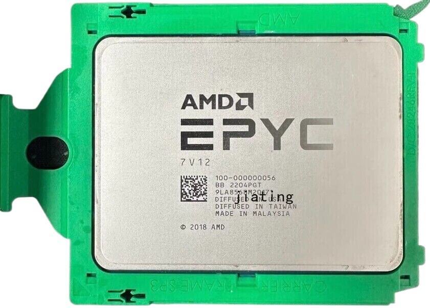 Unlocked AMD EPYC 7V12 SP3 24 Cores 48 Threads 2.9GHz 128MB L3 Cache 180W CPU