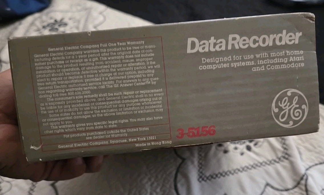 Vintage GE Compu-Mate 3-5156 Computer Data Recorder Kit CIB – Tested Works READ