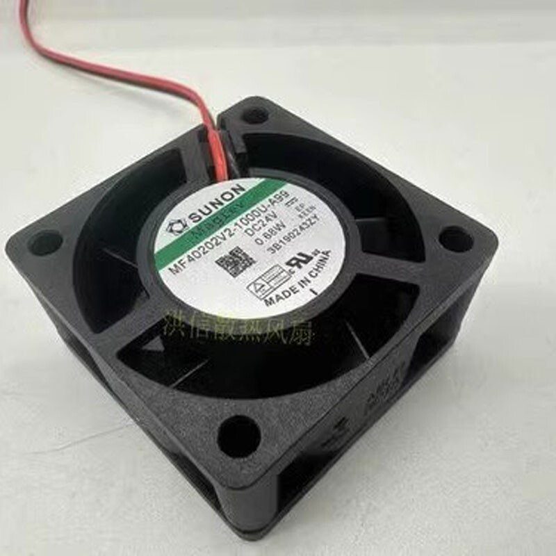 SUNON MF40202V2-1000U-A99 4020 DC24V 0.68W 4CM 2-Wire Cooling Fan