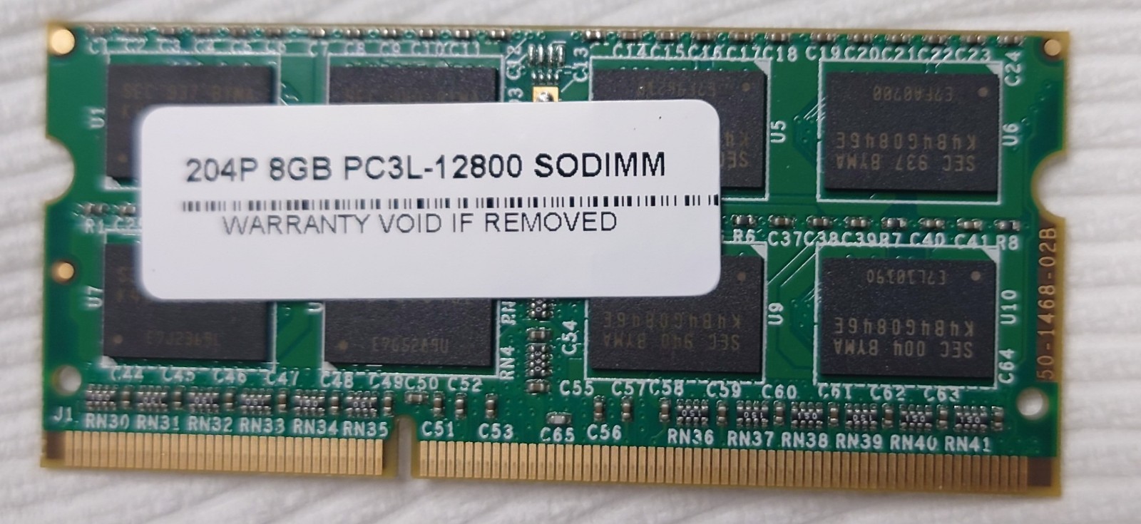 8GB DDR3L 1600 PC3L-12800 Non-ECC 1.35V SODIMM (Laptop Memory) – Unknown Brand