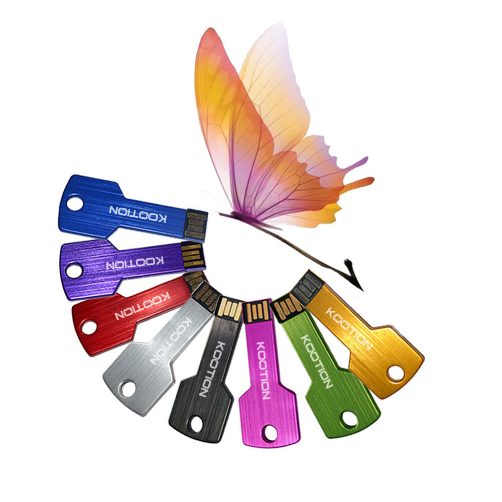 Wholesale USB 2.0 5/10/ 100PCS 2GB 4GB 8GB 16GB 32GB 64GB Metal USB Flash Drive