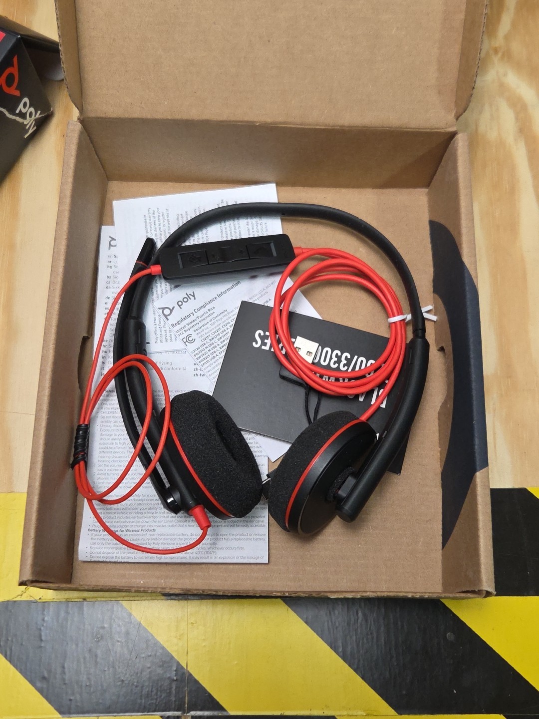 Plantronics Blackwire 3220 USB Over-the-Ear Headset – Black