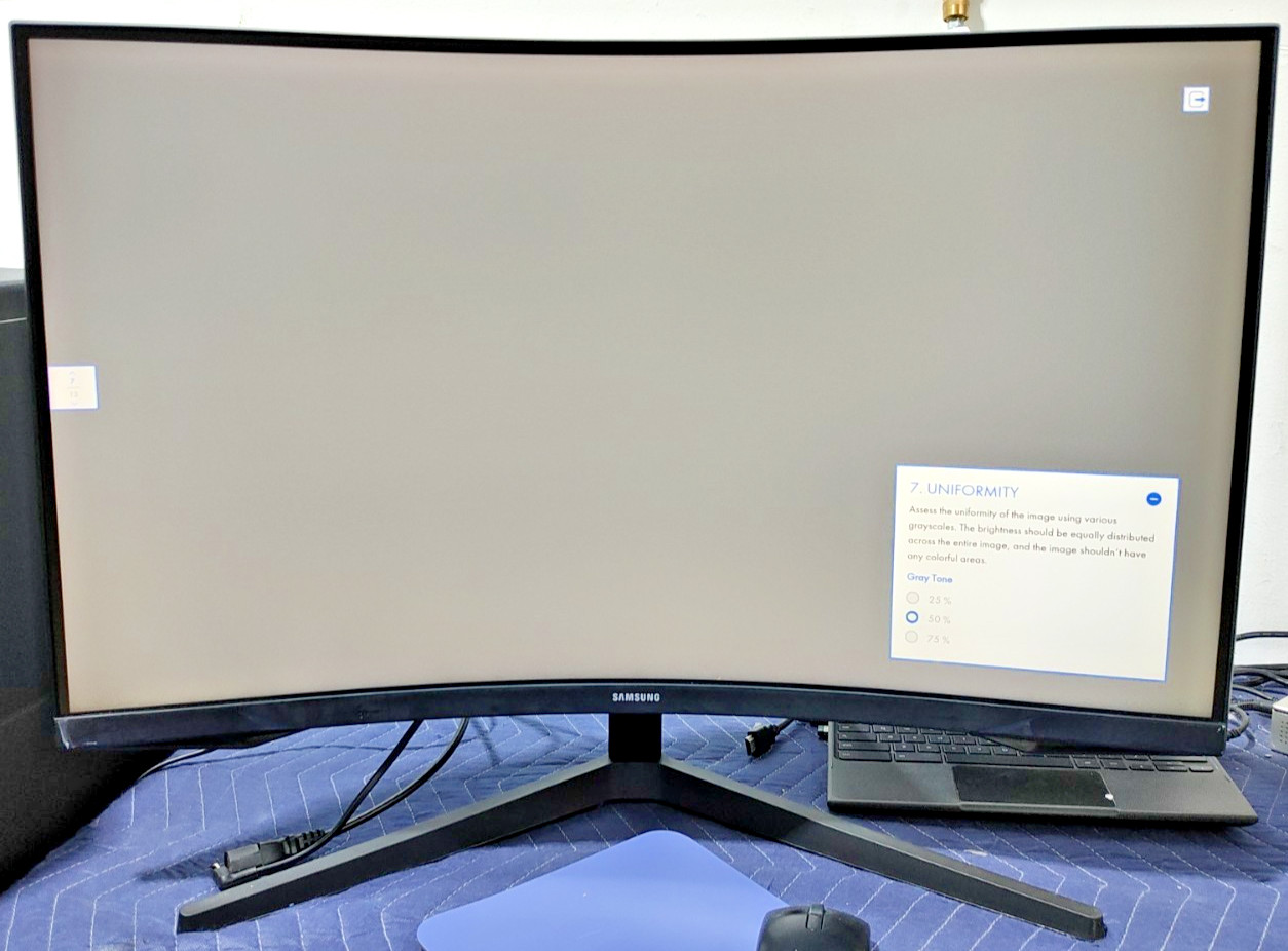 Samsung Odyssey G55C 32in QHD Curved Gaming Monitor 165Hz LS32CG550ENXZA *READ*