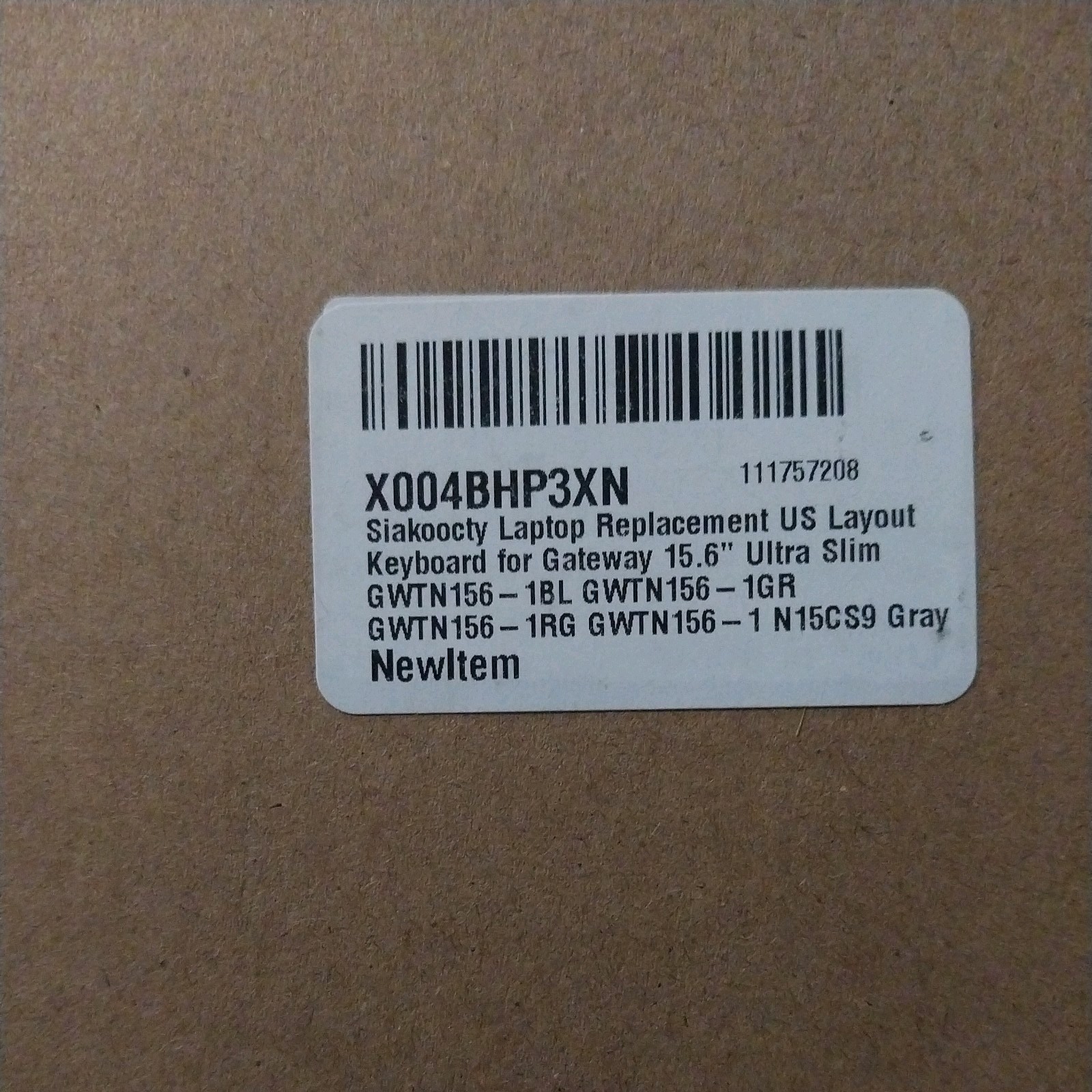 Laptop Replacement US Layout Keyboard for Gateway 15.6″ Ultra Slim GWTN156……