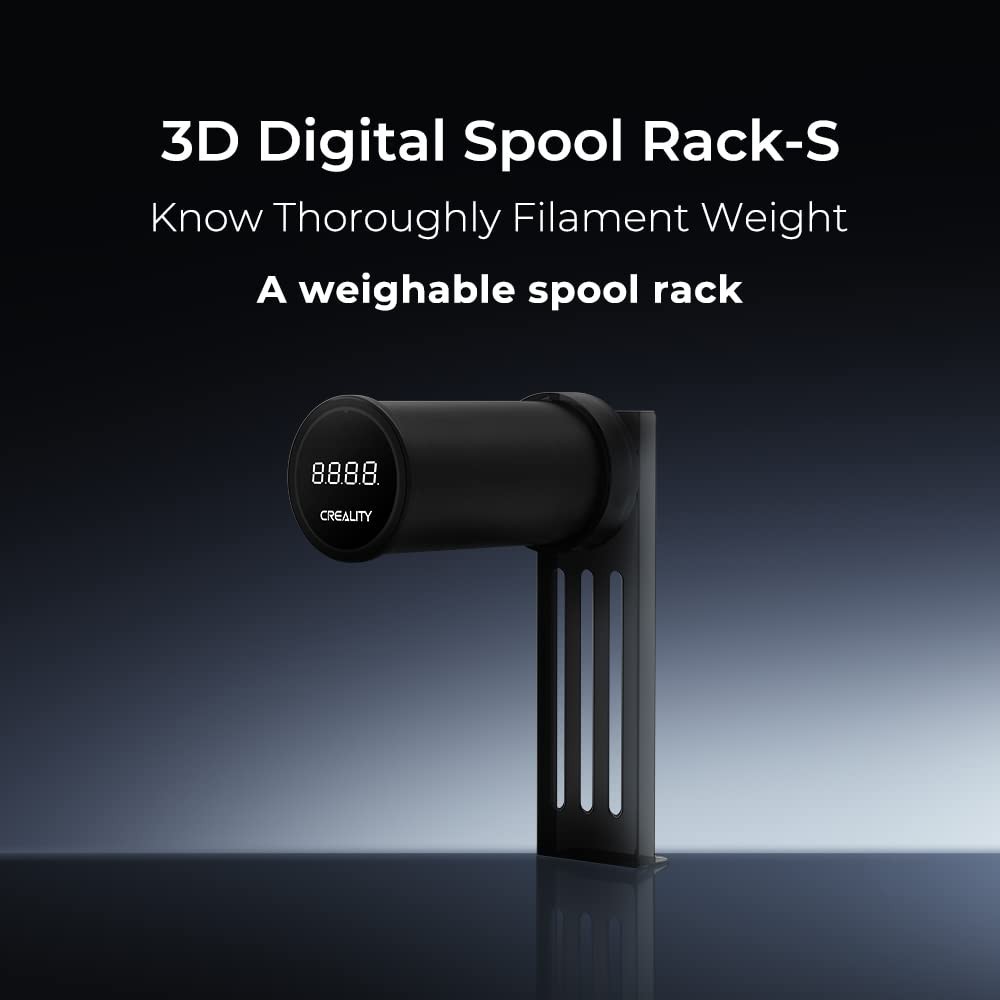 Elegant 3D Printer Filament Spool Holder with Digital Weighing – For All FDM …